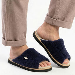 Тапочки-папуче арт. М5/02-05 Ультрамарин