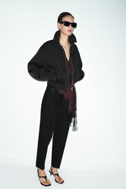 SHORT QUILTED JACKET - Zara фото 14