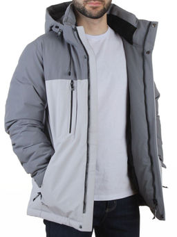 D6594 LT. GRAY/GRAY Куртка мужская зимняя (200 гр. холлофайбер)