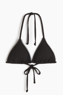 Top de bikini triangular con relleno