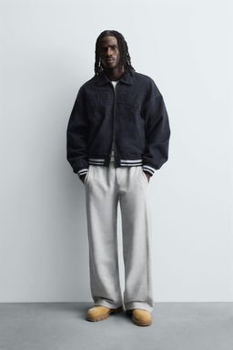 BOMBER JACKET WITH PATCHES