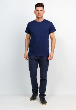 Футболка мужская короткий рукав GREG TS521-3920 (т.синий)