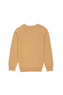 U. S. Polo Assn / Базовый свитер с круглым вырезом для мальчиков песочного цвета - U.s. polo assn фото 2