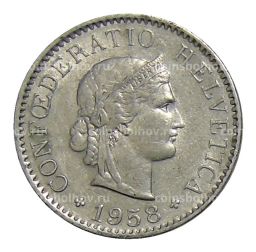 5 раппенов 1958 года B Швейцария