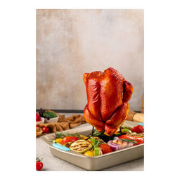 Подставка для запекания курицы гриль Walmer Roast, 18 см, цвет черный  фото 3