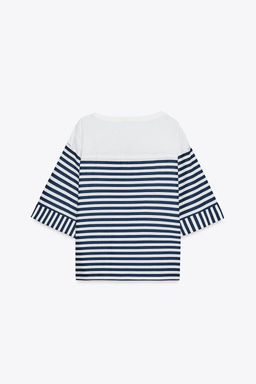 STRIPED LINEN BLEND SHIRT - Zara фото 6