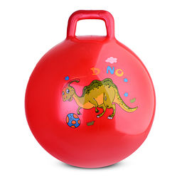 Мяч с ручкой 45 см "Дино"