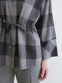 Ekose Oversize Kad?n G?mlek