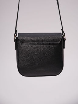 Сумка кожаная через плечо Deboro 3158 черный