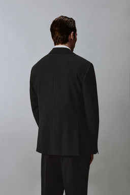 BLAZER TRAJE ESTRUCTURA 100% LANA / Negro - Zara фото 3