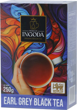 PRINCE OF INGODA. Черный чай Earl Grey 250 гр. карт.упаковка