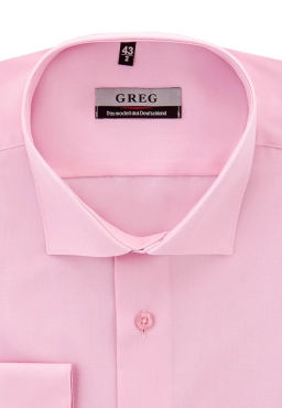 Сорочка мужская длинный рукав GREG 620/139/LT ROSE/Z_V  фото 2