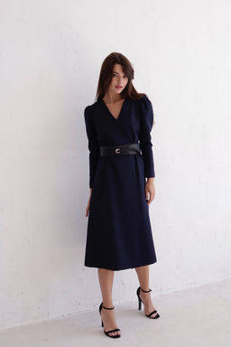 Платье с запахом черное - Martichelli фото 15