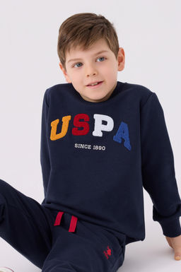 Темно-синий пижамный комплект для мальчика Неожиданная скидка в корзине - U.s. polo assn фото 3