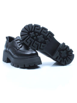 03-5931 BLACK Полуботинки женские (натуральная кожа)