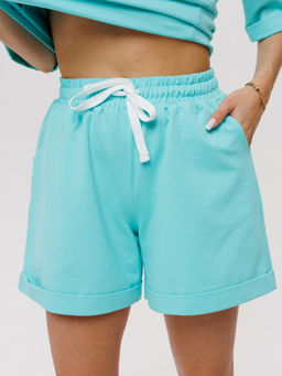 Костюм женский К-205 (футер с лайкрой) Оливковая