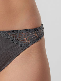 Цена за 2 штуки! Трусы бразилиана женские серые - Mark formelle фото 5