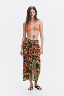 Falda midi con detalle drapeado - H&m фото 2