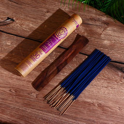 Благовония Organic. Чакры, аромапалочки, Сахасрара, набор 30 шт, с подставкой