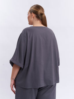 Блузка льняная TBL06252GRY23 - Артесса фото 6