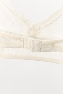 CHUNKY KNIT BRALETTE WITH BOW - Zara фото 10