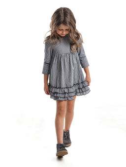 Платье в клетку UD 6270 черн.кл - Mini maxi фото 7