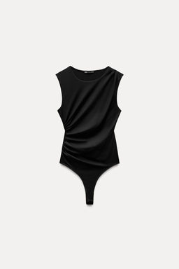 GATHERED POLYAMIDE BODYSUIT - Zara фото 5