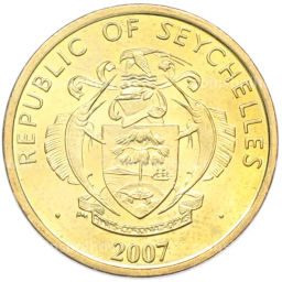 Монета 10 центов 2007 года Сейшелы