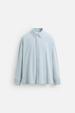 EMBROIDERED LOGO SHIRT - Zara фото 7