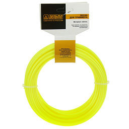 Леска для триммера 15м, s3мм "Круг", нейлон, флуоресцентная (Россия)