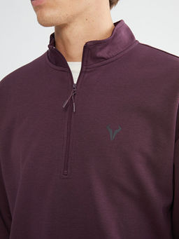 Dik Yaka Erkek Sweatshirt