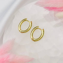 Швензы серьги "Конго" позолоченные