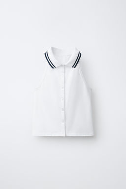 POLO PIQU? CUELLO HALTER / Crudo - Zara фото 3