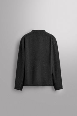 SUDADERA TEXTURA CON LANA / Gris - Zara фото 8