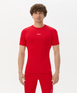 Футболка компрессионная с коротким рукавом JOGEL CAMP PerFormDRY Top SS, красный  фото 4