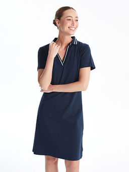 Polo Yaka Pike Elbise