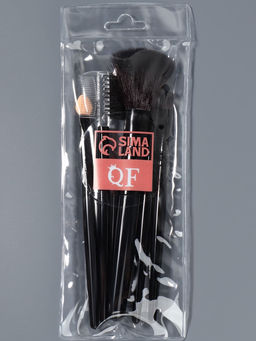 Цена за 2 шт. Набор кистей для макияжа SMOKY, 5 шт., чёрный