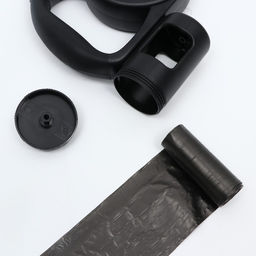 Рулетка с фонарем и отсеком для пакетов 5 м, max = 50 кг, черная - Пушистое счастье фото 7