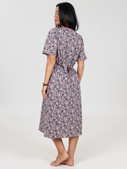 Халат женский, цвет серый