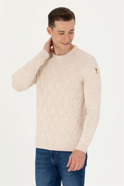 U. S. Polo Assn / Мужской песочный свитер - U.s. polo assn фото 8