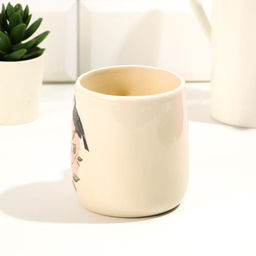 Кружка чайная керамическая с крышкой и ложкой «Каждый день прекрасен», 450 мл