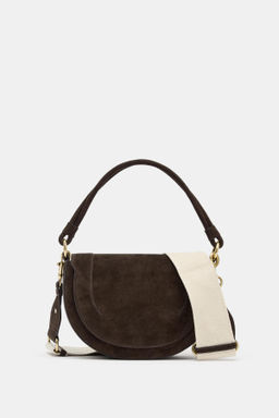 LEATHER CROSSBODY BAG - Zara фото 6