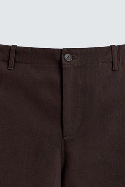 PANTAL?N BALLOON FIT ESTRUCTURA / Granate - Zara фото 8