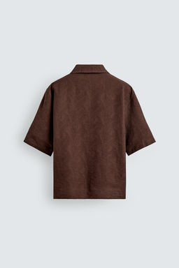RELAXED FIT JACQUARD SHIRT - Zara фото 16