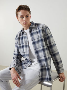 Regular Fit Uzun Kollu Ekose Erkek Oduncu G?mlek