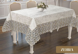 Скатерть EFOR ZEHRA 160*220 прямоугольная капучино (S.KAHVE)