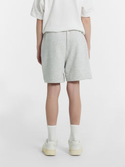 Шорты для девочек серые с печатью - Mark formelle фото 4