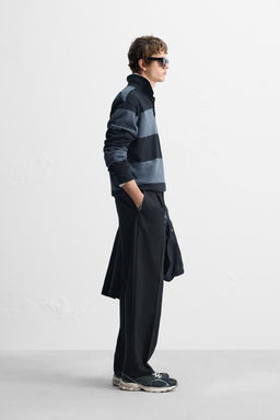 STRIPED KNIT POLO SHIRT - Zara фото 12