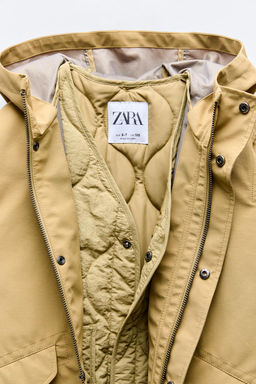 2-IN-1 PARKA WITH WATER-REPELLENT GILET - Zara фото 5