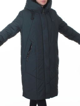 A615 AQUAMARINE Пальто зимнее женское (верблюжья шерсть, 120 гр. холлофайбер)